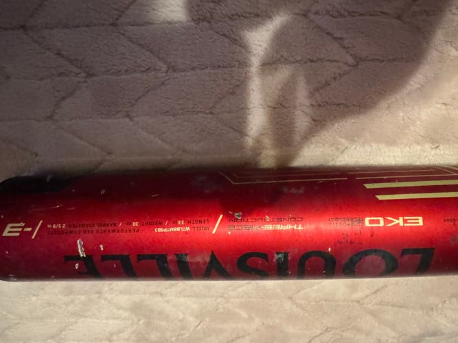 2019 Louisville Slugger Meta Prime Composite BBCOR Certified Bat (-3) 30 oz 33" (Used)