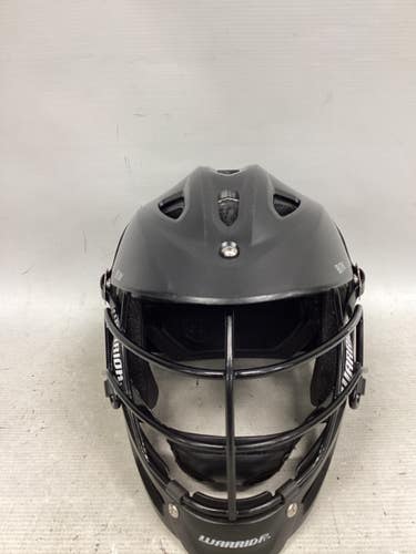 Used Warrior BURN HELMET Lacrosse Helmet Black MD 11851-S000050336