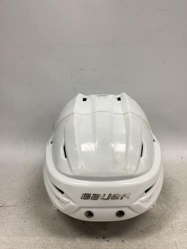 Used Bauer RE-AKT 95 M Hockey Helmet Only White MD 11851-S000051416