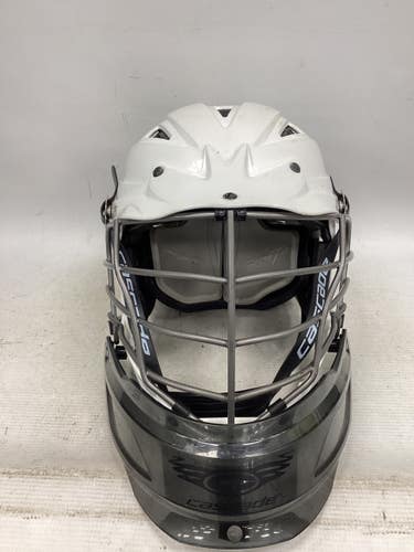 Used Cascade CPV-R GOALIE Lacrosse Helmet White One Size 11851-S000051437