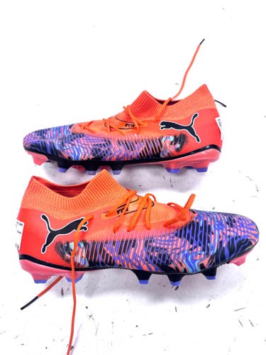 Used Puma Soccer Cleats Orange Senior 10.5 11860-S000315063
