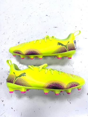 Used Puma Soccer Cleats Neon Green Senior 6 11860-S000315058