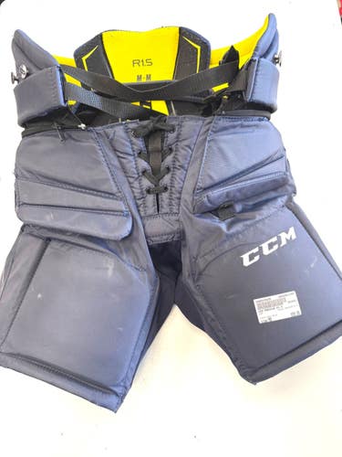 Used CCM PREMIER R1.5 Junior Goalie Pant Navy Blue MD 11860-S000315025