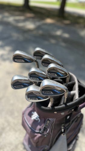2014 Ping G30 Right Handed Iron Set Graphite Shaft (8 Clubs) #5 - #9, PW, SW, LW