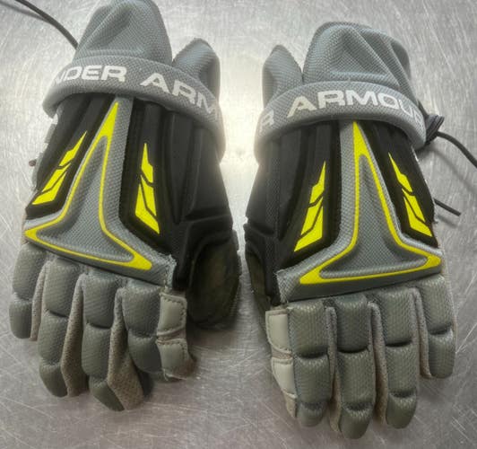 Used Under Armour GLOVES Lacrosse Gloves Mens Grey MD 11497-S000161149