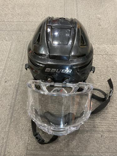Used CCM CCM REAKT150 W/ FV1 SHIELD Hockey Full Visor MD 11614-S000243525