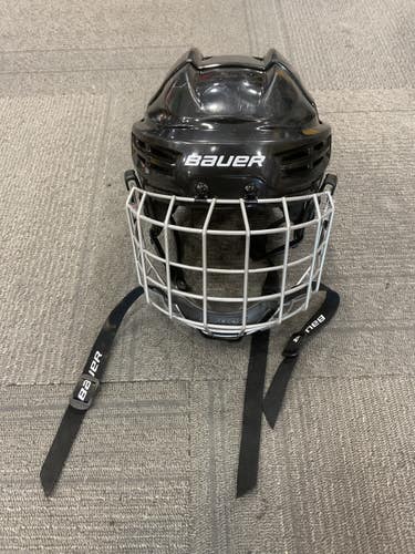 Used Bauer IMS5.0 Helmet Cage Combo Black SM 11614-S000243526