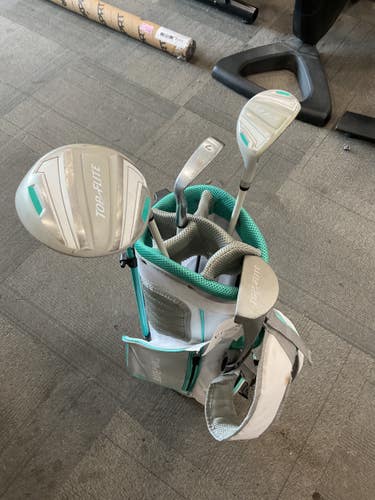 Used Top Flite 5 PIECE JUNIOR SET 5-9YRS Jr Package Set RH Teal 5 Piece 11614-S000243521