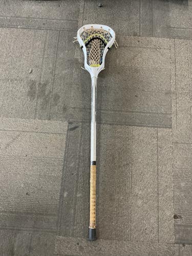 Used Warrior EVO SHAFT W/ BRINE HEAD Men Atk/Mid Complete Stick White 11614-S000243584