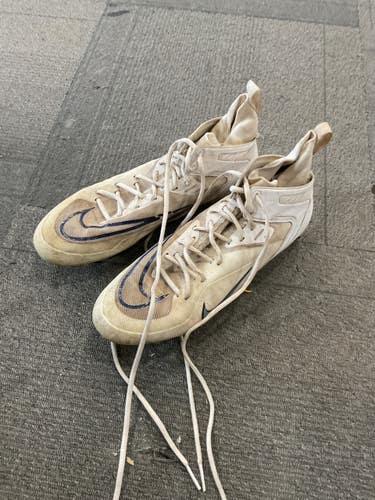 Used Nike REACTS Adult FB Cleats White Senior 13 11614-S000243579