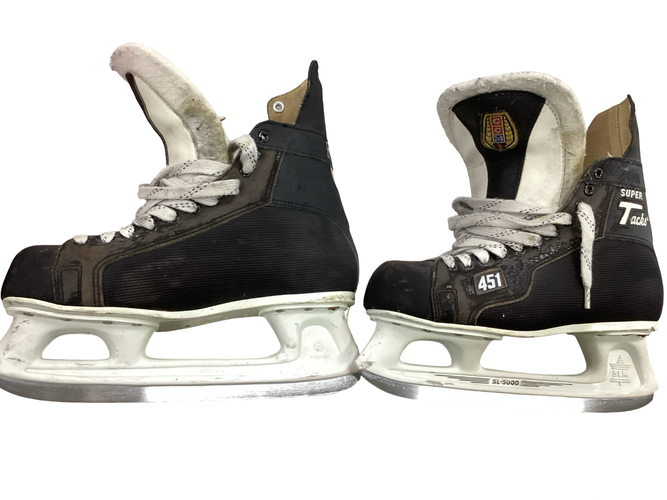 Used CCM 451 SUPER TACKS Senior Hockey Skate Senior 9.5 11613-S000189328