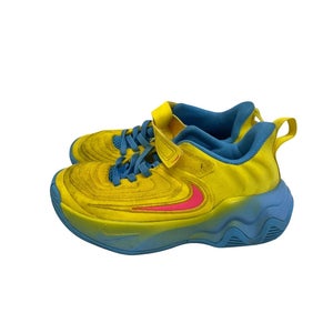 Used Nike Giannis Youth 11 Basketball Shoes Y Yellow  11692-S000156837