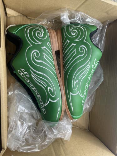 NEW! Labeda Voodoo U7 Green Quad Roller Skate Boots Mens 5/Womens 6