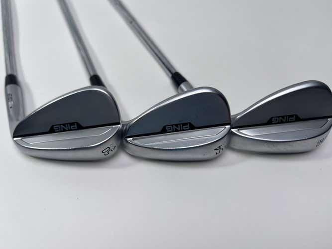 Ping s159 Chrome Wedge Set 50* 12 | 54* 10 | 58* 8 Orange Dot Z-Z115 115g RH