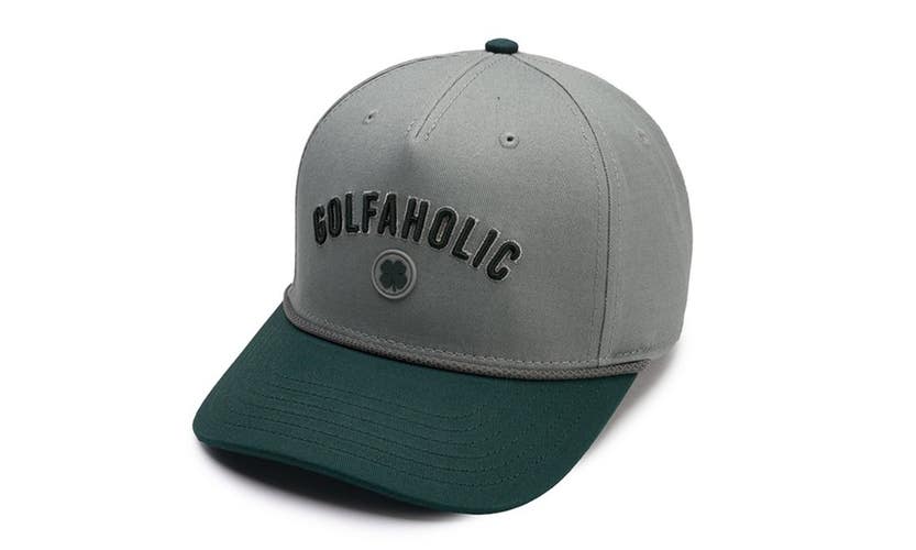 NEW Black Clover Live Lucky Golfaholic Lid 4 Green Snapback Golf Hat/Cap