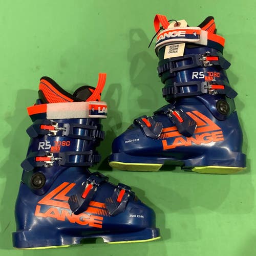 Used Junior Lange RS70 SC LV Ski Boots | Mondo Size 22.5 | Boot Sole Length 266mm