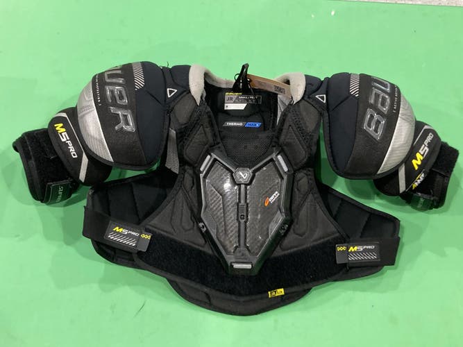 Used Junior Small Bauer Supreme M5 Pro Shoulder Pads