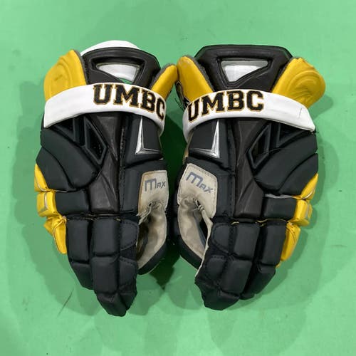 Used Large Maverik Max Lacrosse Gloves 13" | UMBC PLAYER ISSUED
