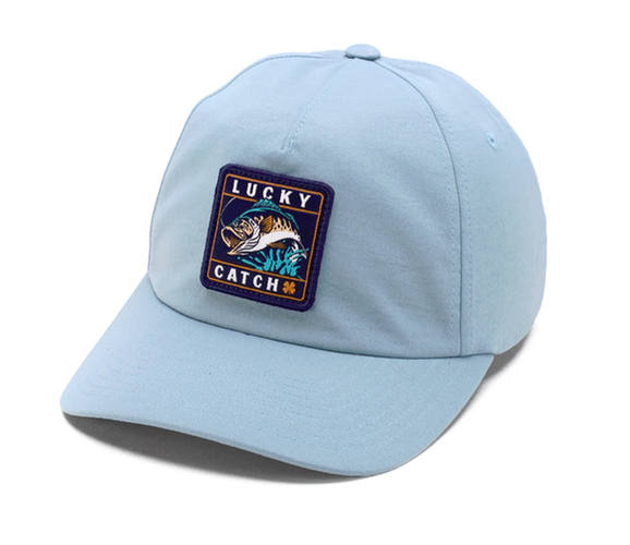 NEW Black Clover Live Lucky Cutthroat Steel Blue Adjustable Golf Hat/Cap
