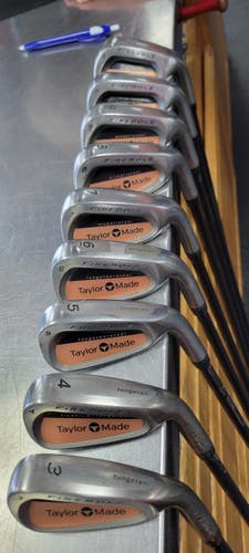 Used Taylormade FIRESOLE BUBBLE SHAFT Mens Iron Set RH 3I-SW 11497-S000161145