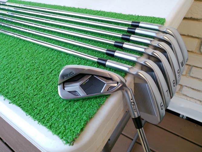 PING Black Dot G430 (5i-W,45*) Iron Set w/ True Temper S300 Stiff Shafts