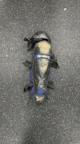 Used PHINIX Catchers Leg Guards Black Intermed 11849-S000043758