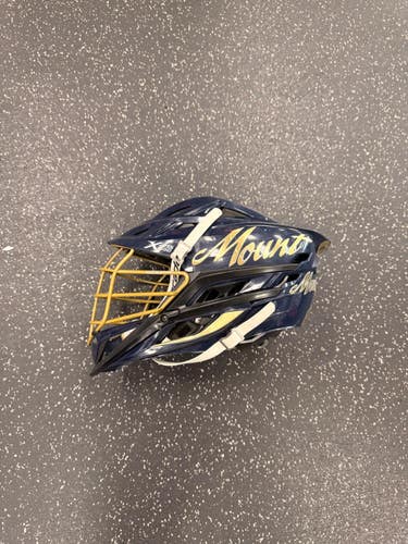 Used Cascade XRS PRO THE MOUNT Lacrosse Helmet Navy Blue One Size 11849-S000043755