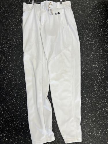 Used Under Armour BASEBALL BB/SB Pant Mens White LG 11849-S000043747