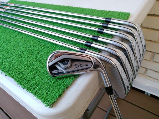 Titleist 2021 T300 (5i-PW, 48*) Iron Set w/ KBS Tour Lite Reg. Flex - New Grips