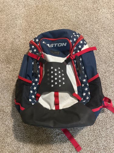 Used Easton WALK-OFF BB/SB Player Backpack Navy Blue
