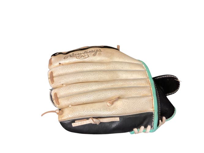 Used Rawlings FP110BW BB/SB Glove RH Throw Black 11" 11846-S000109975