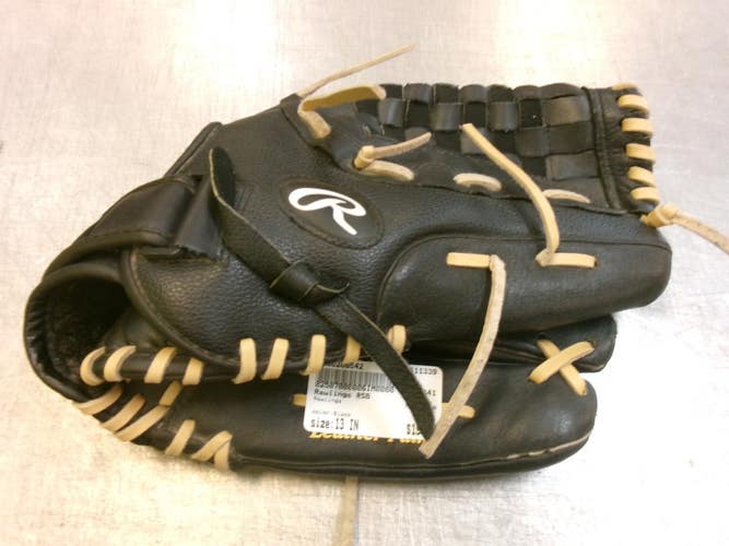 Used Rawlings RSB BB/SB Glove RH Throw Black 13" 11339-S000206542