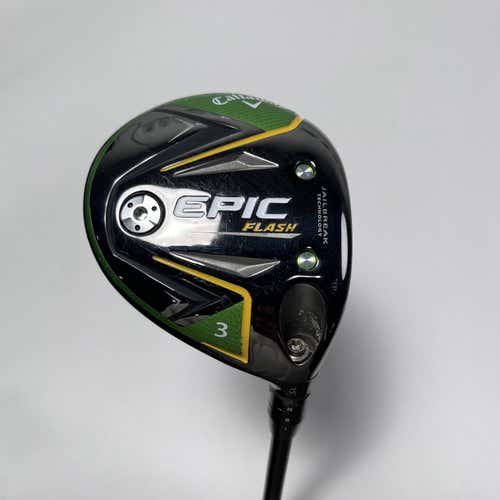 Callaway EPIC Flash 3 Fairway Wood 15* UST Mamiya Helium 4F2 Senior RH