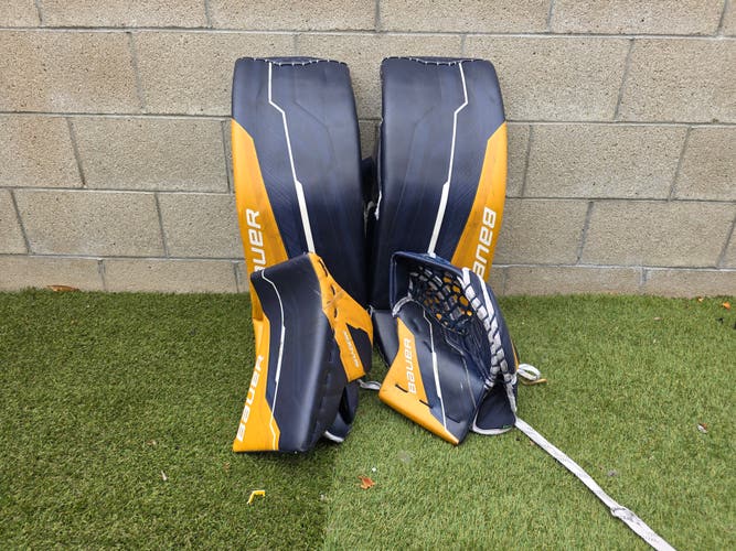 Bauer Supreme Shadow 34inch Medium Regular Goalie Full Set