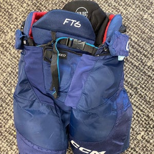 Blue Junior Small CCM JetSpeed FT6 Hockey Pants (Used)