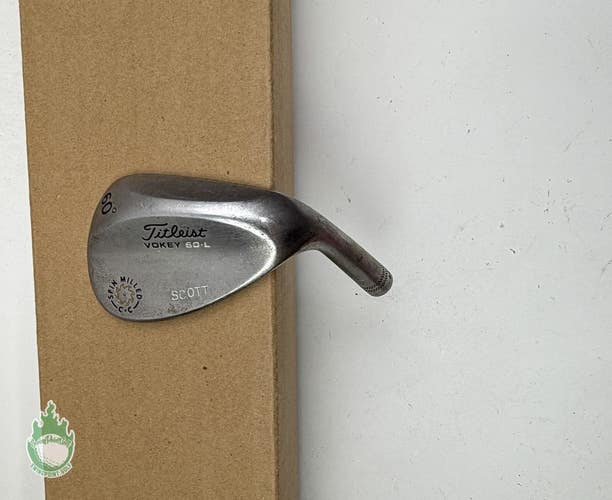 Tour Issue Titleist Vokey Spin Milled 60* L Grind Wedge HEAD ONLY Golf Club