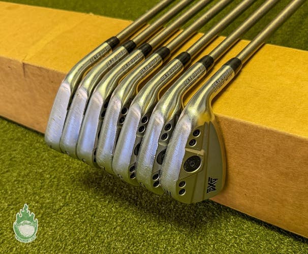 Used RH PXG 0311T Forged GEN 4 Irons 4-PW 115g Stiff Flex Graphite Golf Set