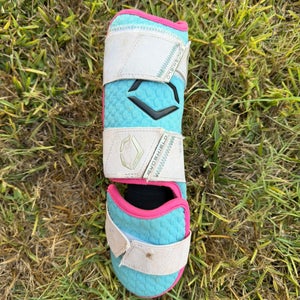 Evoshield Custom PRO-SRZ 2.0 Batters Leg Guard, Blue Pink White READ DESCRIPTION