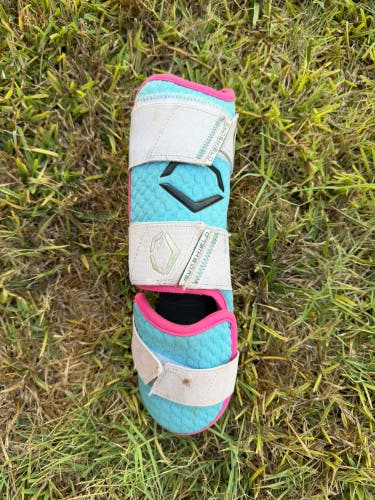 Evoshield Custom PRO-SRZ 2.0 Batters Leg Guard, Blue Pink White READ DESCRIPTION