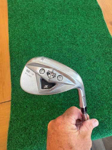 Golf Wedge Iron: Men's TaylorMade Right Handed Wedge Wedge Flex 56 Degree Steel Shaft (Used)