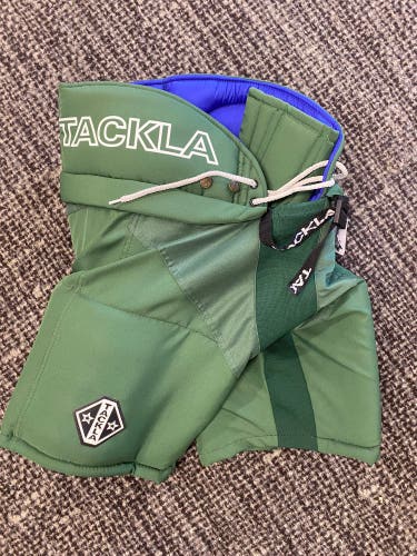 Green Junior Large Tackla Air 9000 Hockey Pants (New)