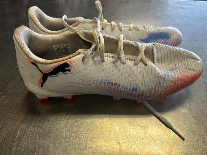 Used Puma Soccer Cleats White Senior 8.5 11868-S000071602