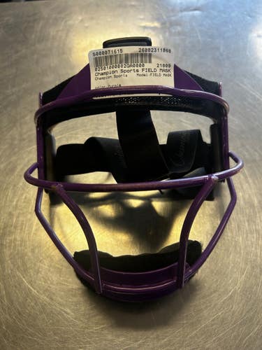 Used Champion Sports FIELD MASK BB/SB Fielders Mask Purple Fits all 11868-S000071615