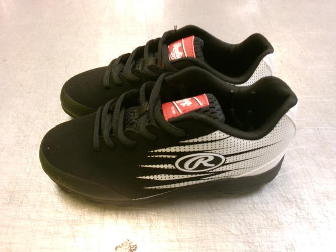 Used Rawlings CLEATS BB/SB Cleats Black Youth 13.0 11339-S000206292
