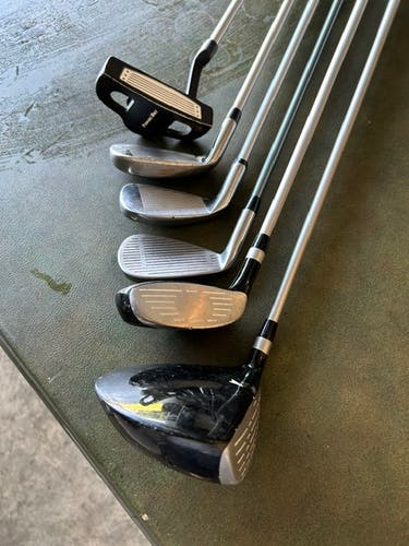 Junior PowerBilt Right Handed Clubs (Full Set) Junior 6 Pieces (Used)