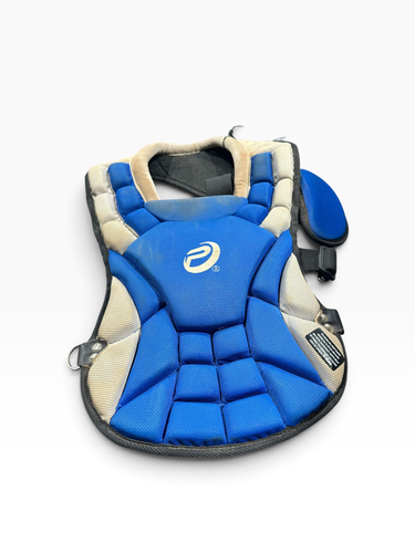 Used Pro 9 CHEST PROTECTOR Catchers Chest Protector Royal Blue Youth 11375-S000381807
