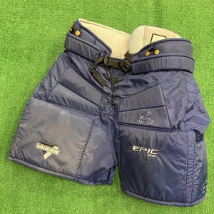 Blue Senior Large Vaughn Epic 8600 Hockey Goalie Pants (Used)
