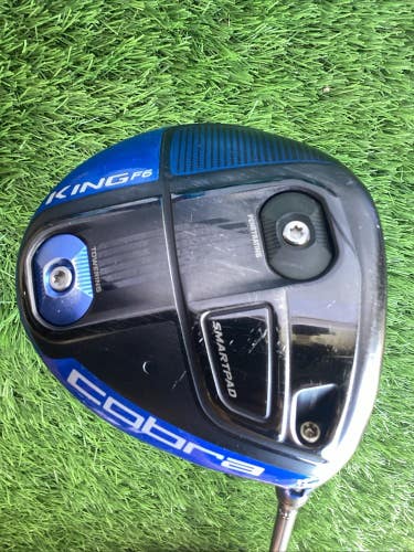 Cobra King F6 Driver 11.5* With Ozik Red Tie Q4 Lite Flex Seniors Graphite Shaft