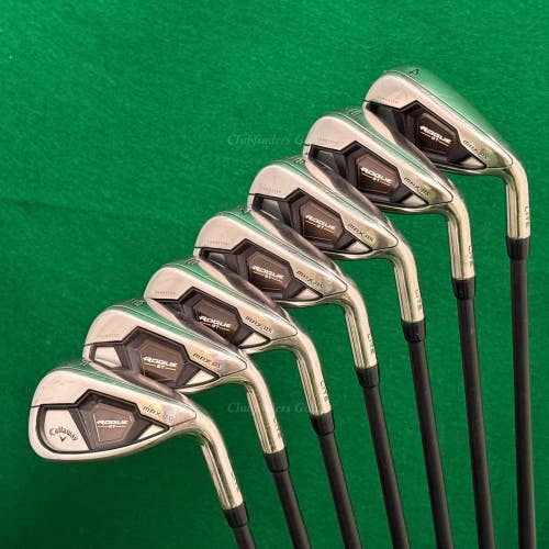 Callaway Rogue ST MAX LITE OS 4-PW Iron Set Cypher Sixty 5.5 Graphite Regular