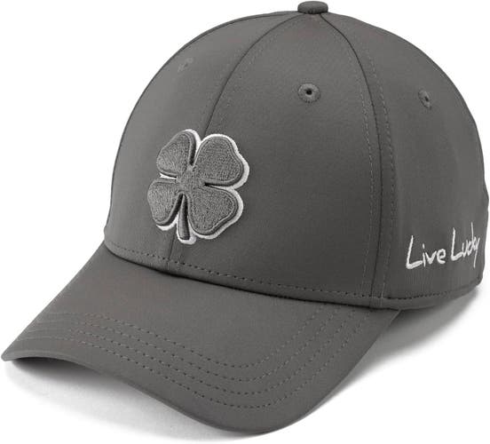 NEW Black Clover Live Lucky Premium Clover #137 Charcoal Fitted S/M Golf Hat